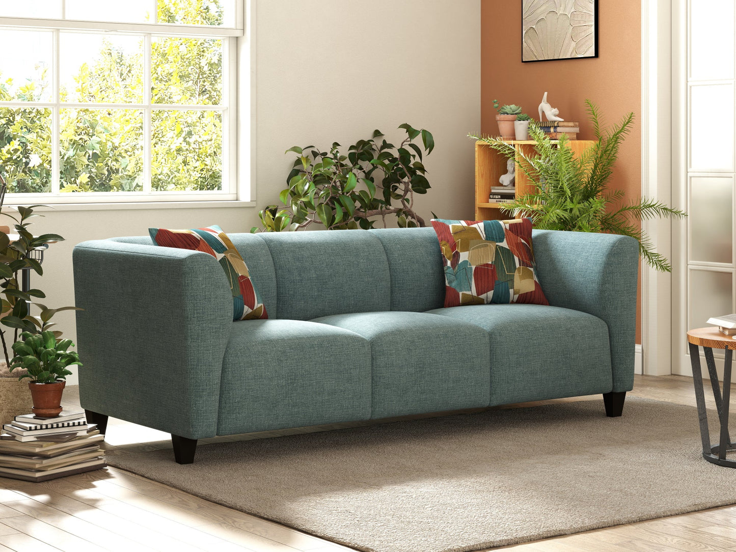 Roundhill Furniture Della Upholstered Stationary Sofa