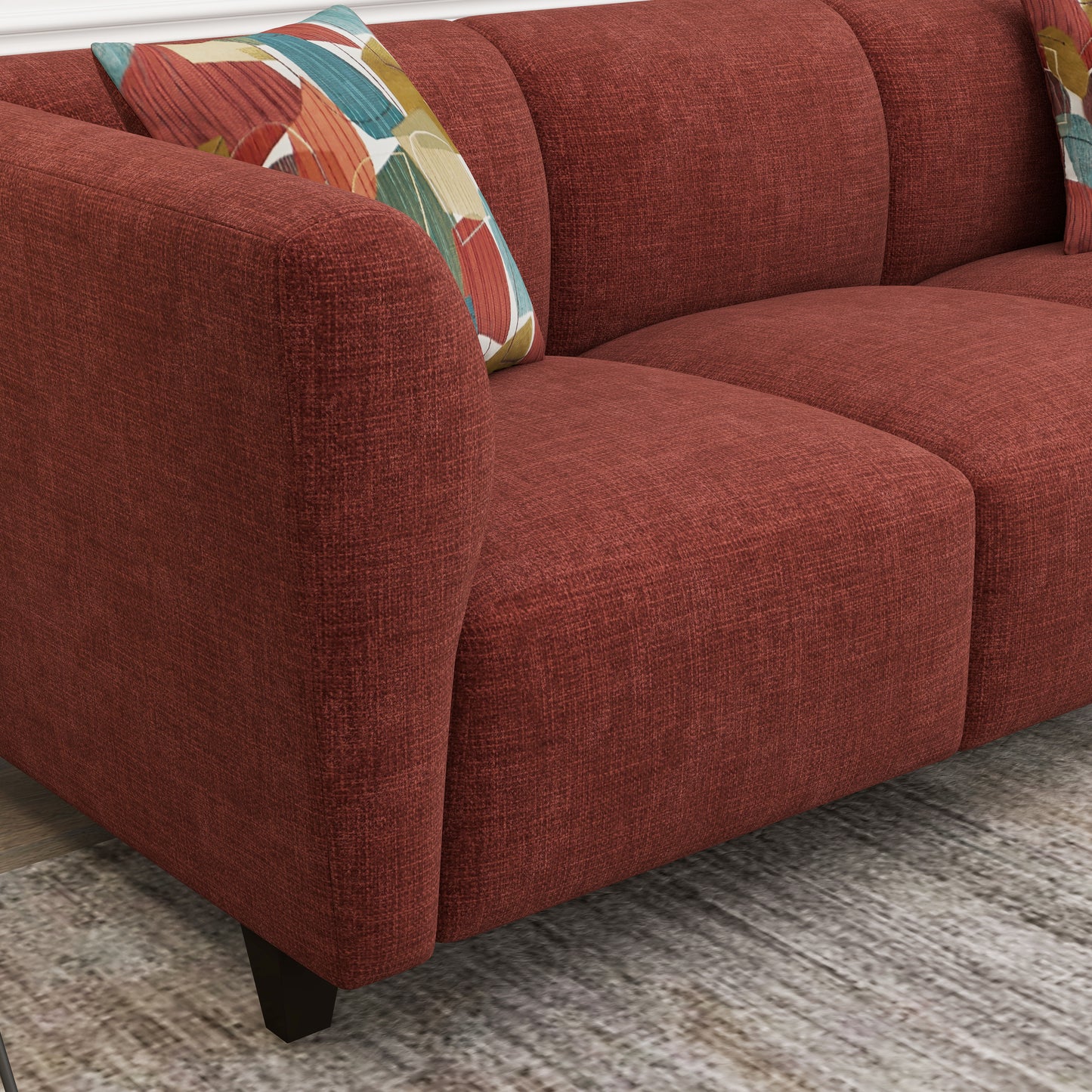 Roundhill Furniture Della Upholstered Stationary Sofa