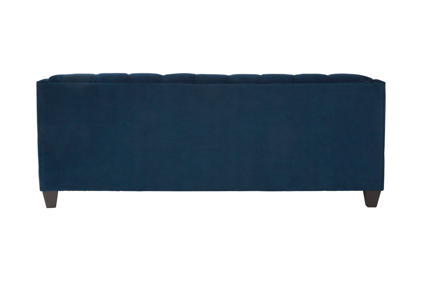 Moselle Transitional Modern Velvet Tufted Nailhead Trim Living Room Collection, Blue