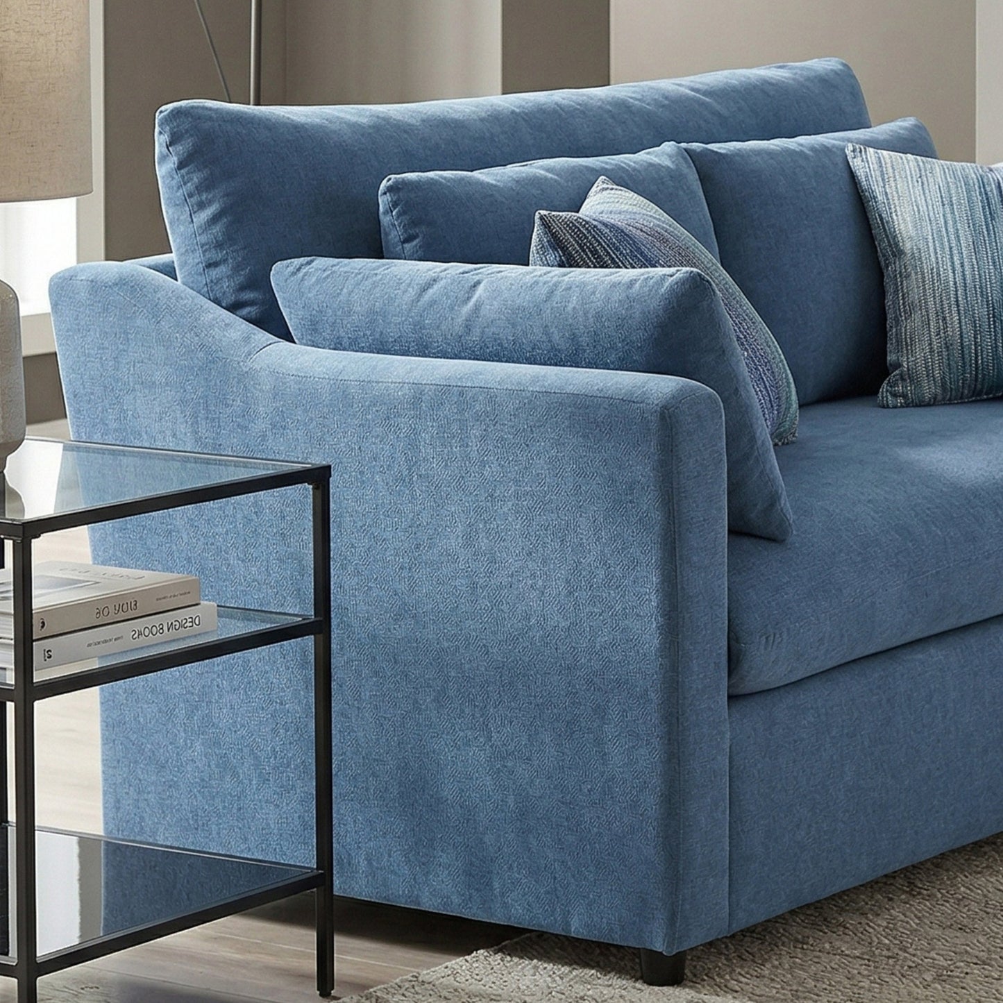 Roundhill Furniture Wilson Contemporary Upholstered Loveseat