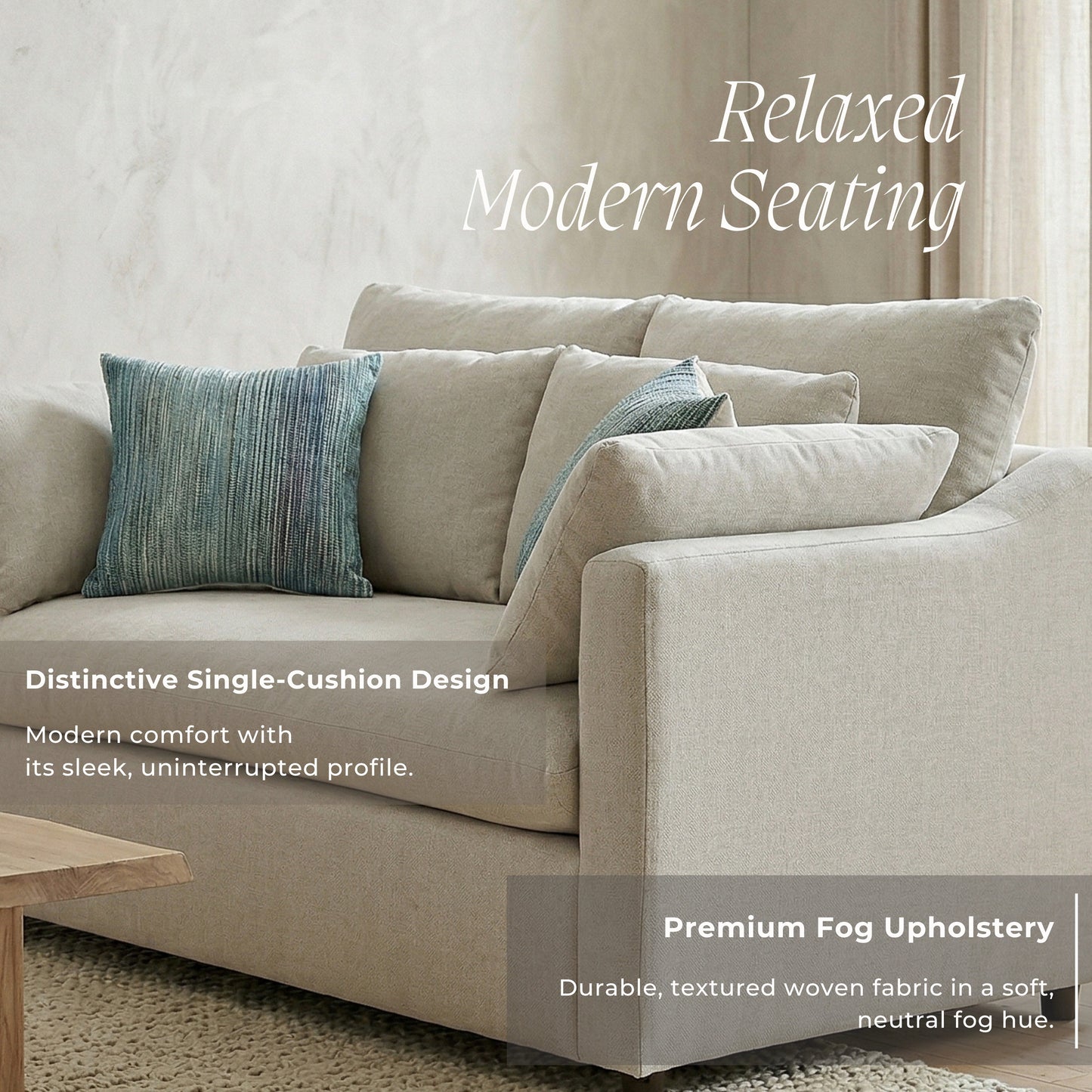 Roundhill Furniture Wilson Contemporary Upholstered Loveseat