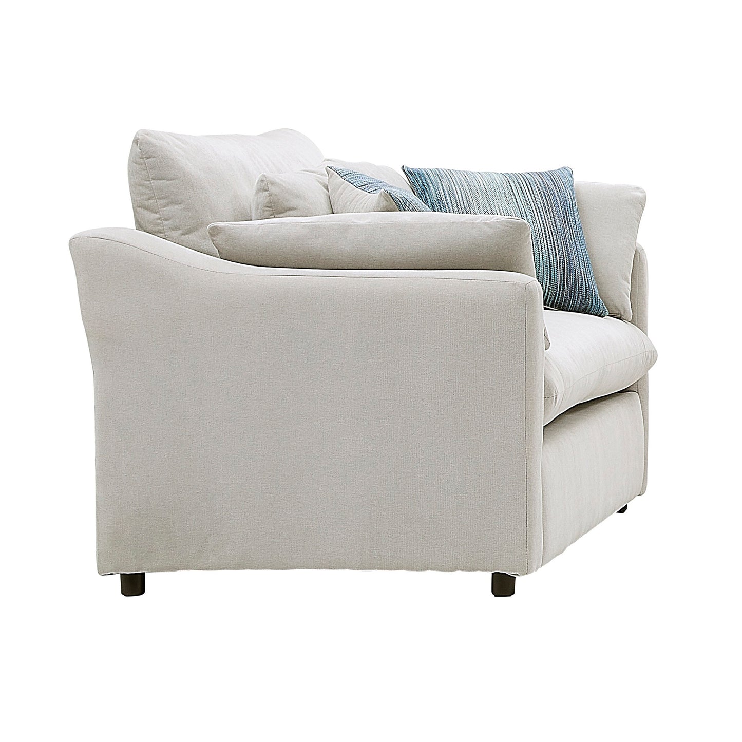 Roundhill Furniture Wilson Contemporary Upholstered Loveseat