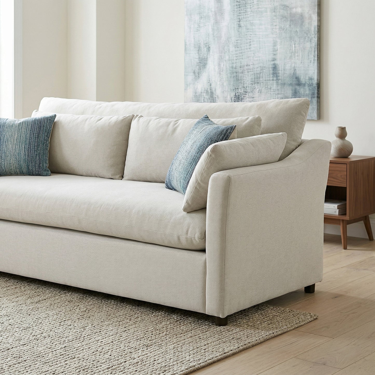 Roundhill Furniture Wilson Contemporary Upholstered Sofa