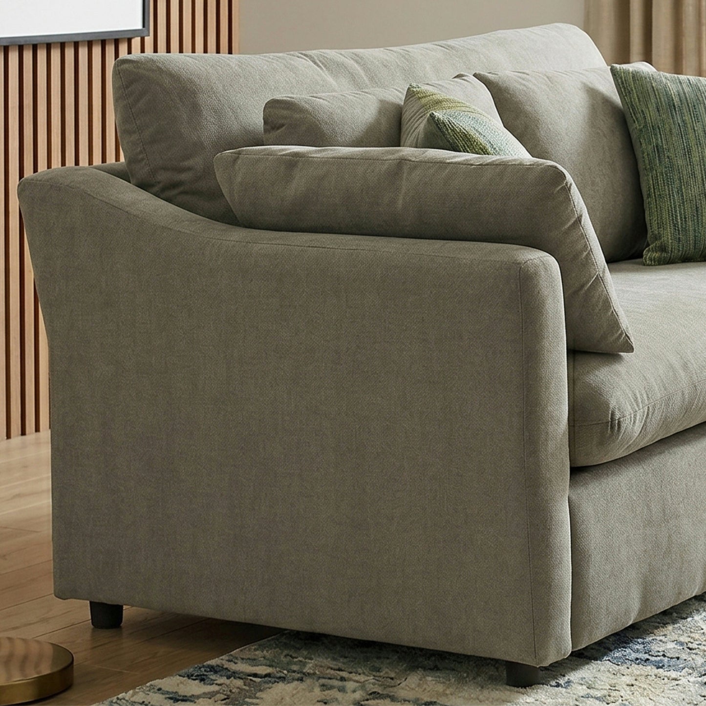 Roundhill Furniture Wilson Contemporary Upholstered Loveseat