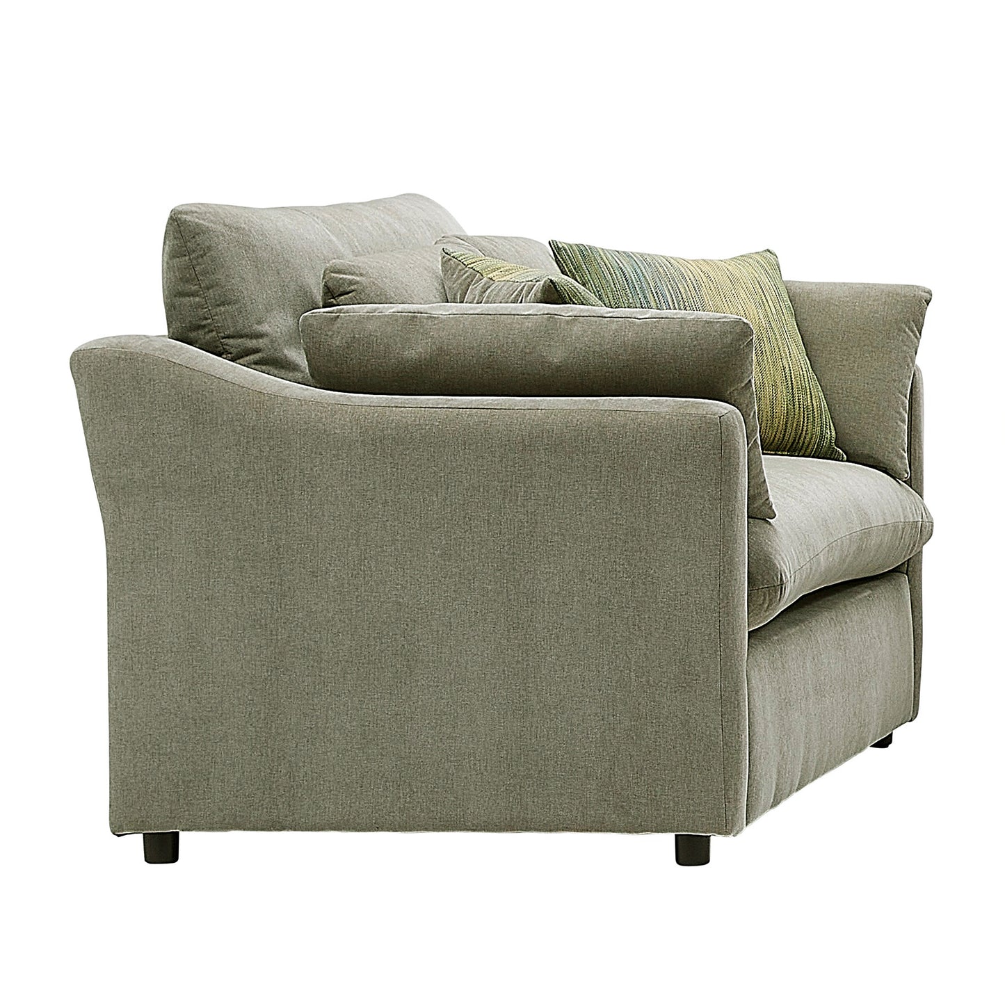 Roundhill Furniture Wilson Contemporary Upholstered Loveseat