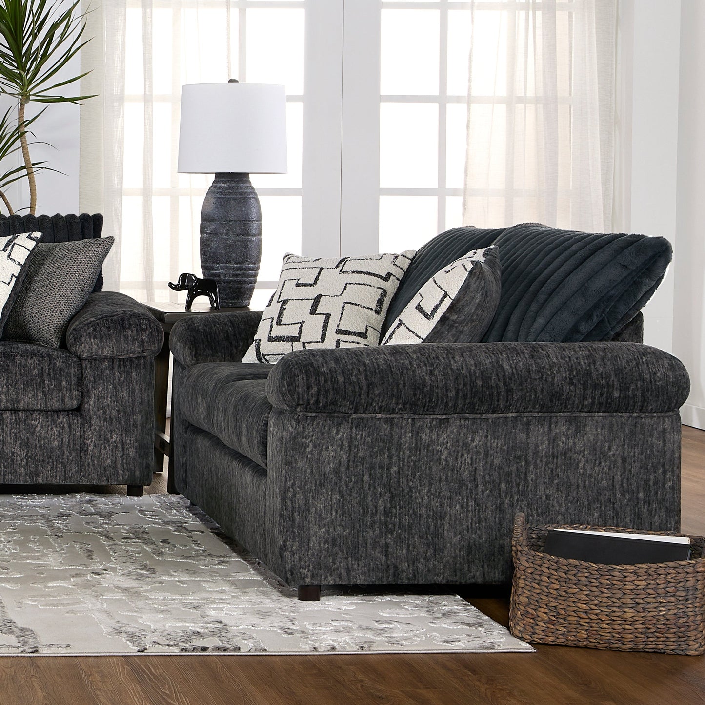 Roundhill Furniture Nason Wide Wale Corduroy Loveseat