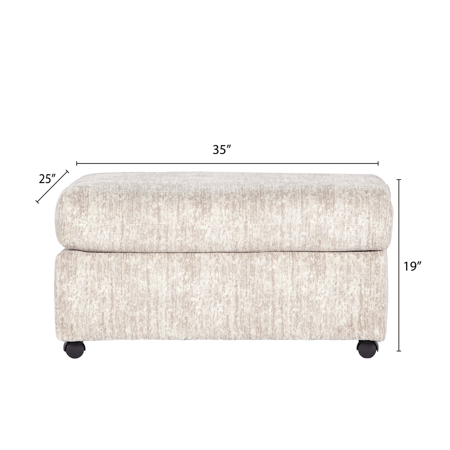 Roundhill Furniture Nason Living Room Ottoman