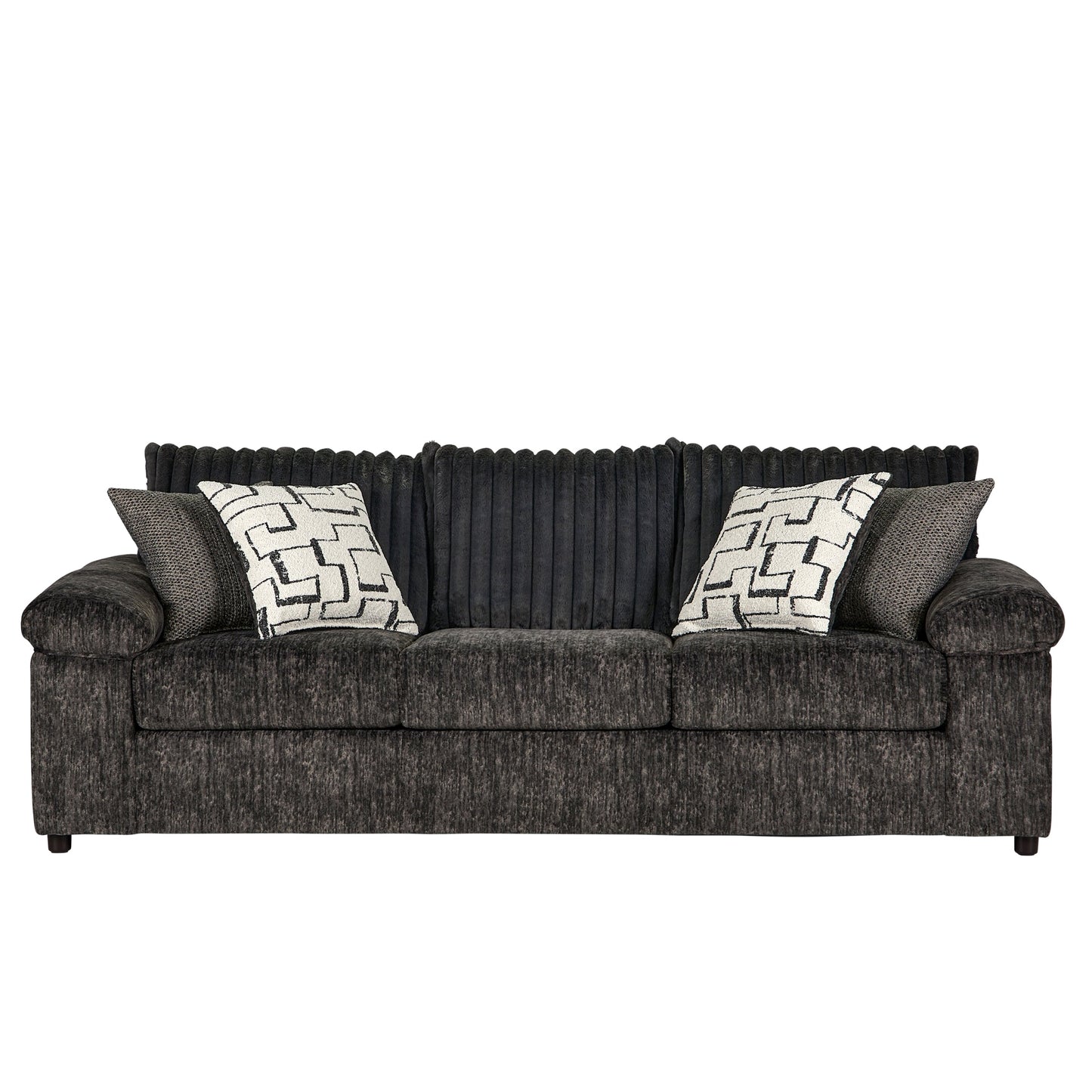 Roundhill Furniture Nason Wide Wale Corduroy Sofa