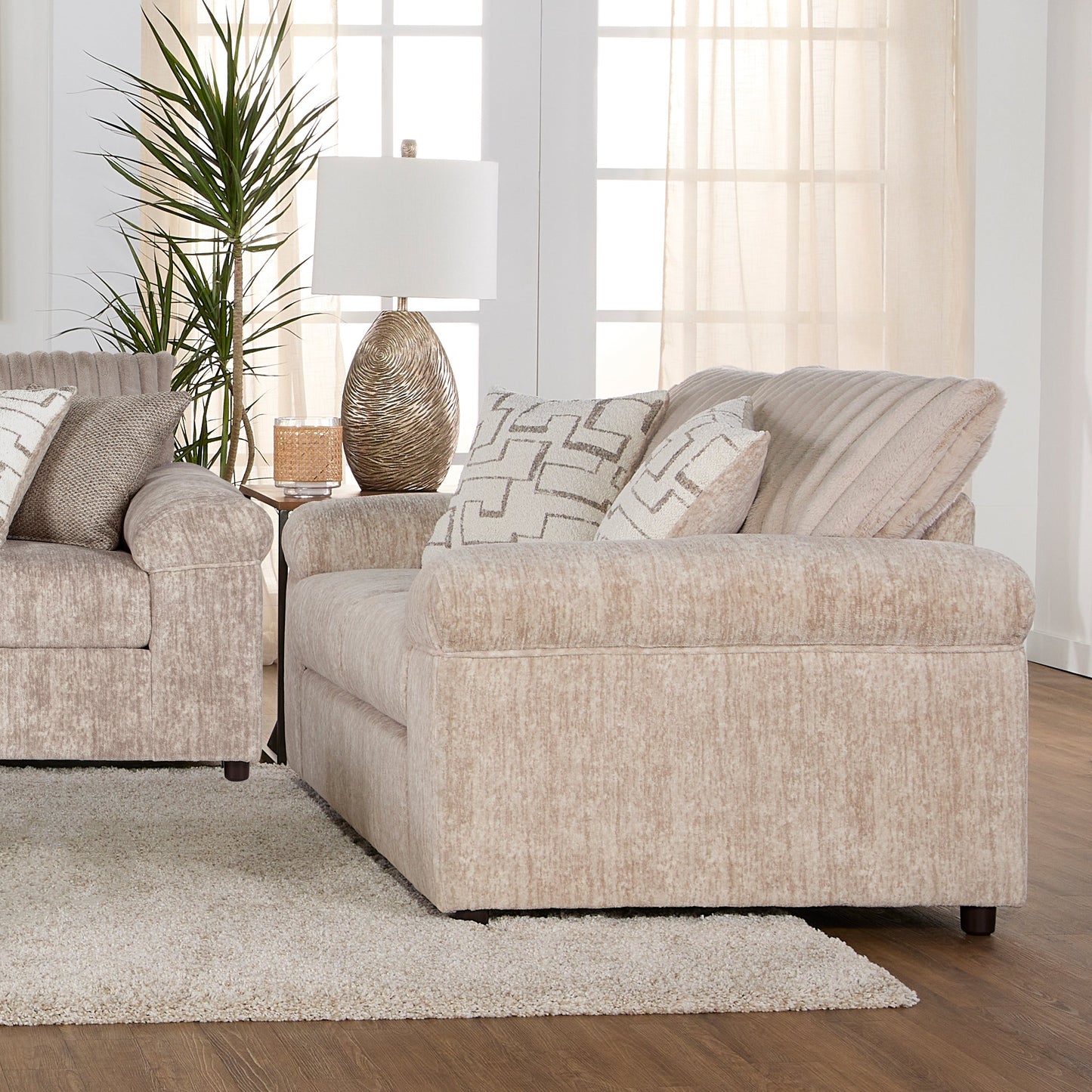 Roundhill Furniture Nason Wide Wale Corduroy Living Room Sofa Collection