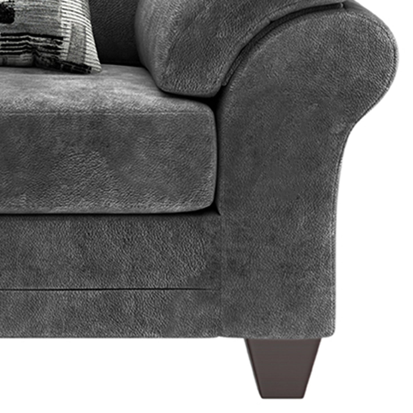 Bonarse Fabric Cuddle Chair in Wonderland Slate