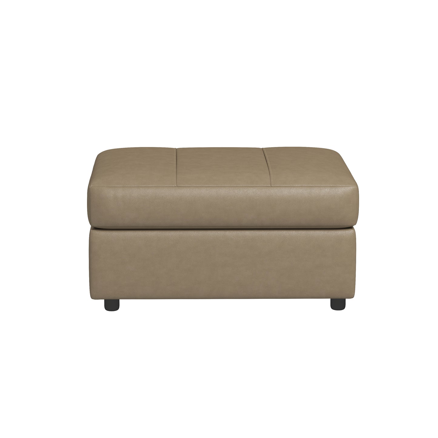 Roundhill Furniture Sakan Leather Upholstered Ottoman