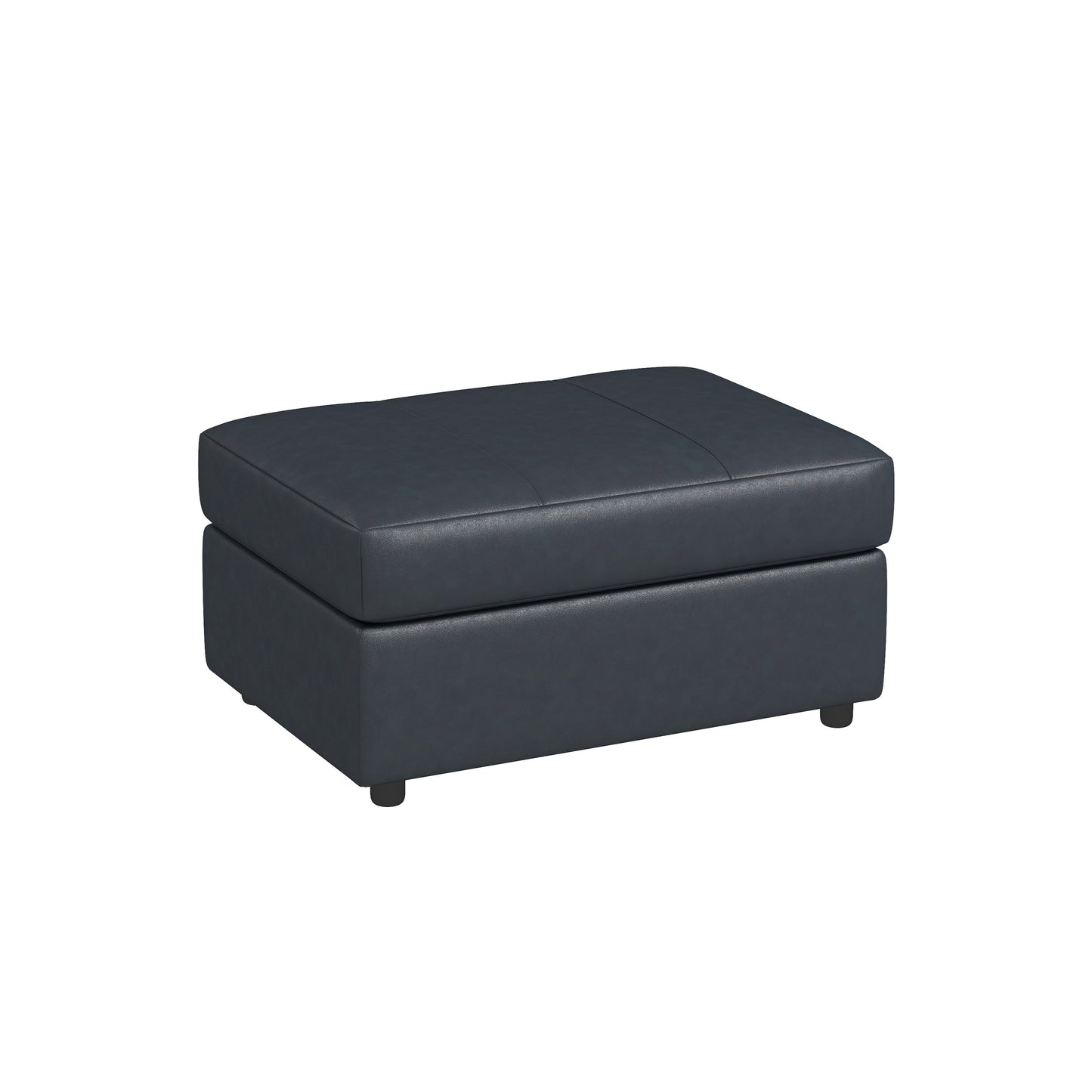 Roundhill Furniture Sakan Leather Upholstered Ottoman