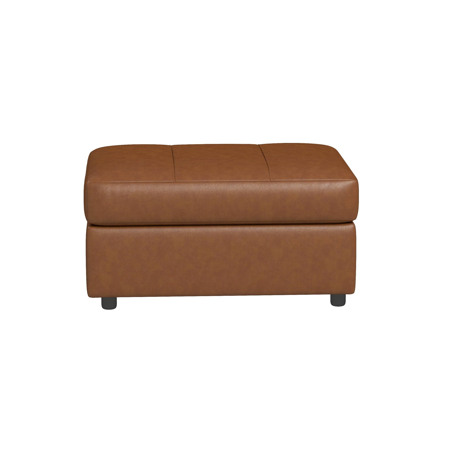 Roundhill Furniture Sakan Leather Upholstered Ottoman
