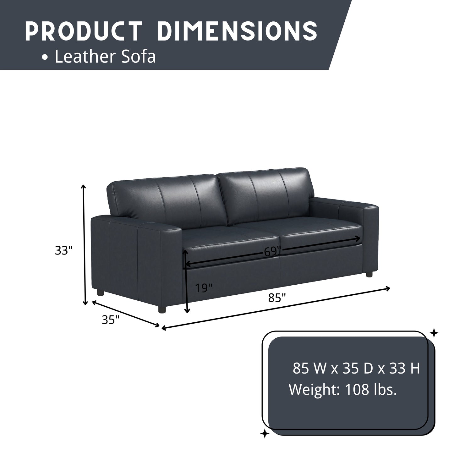 Roundhill Furniture Sakan Leather Upholstered Living Room Collection