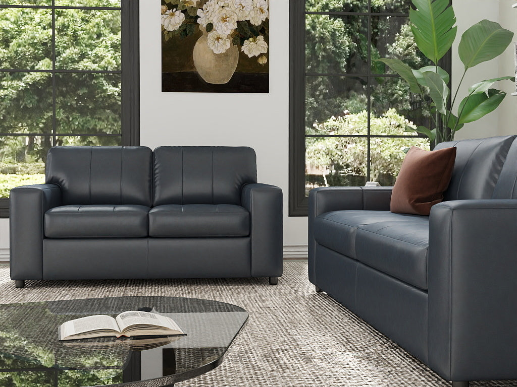 Roundhill Furniture Sakan Leather Upholstered Living Room Collection