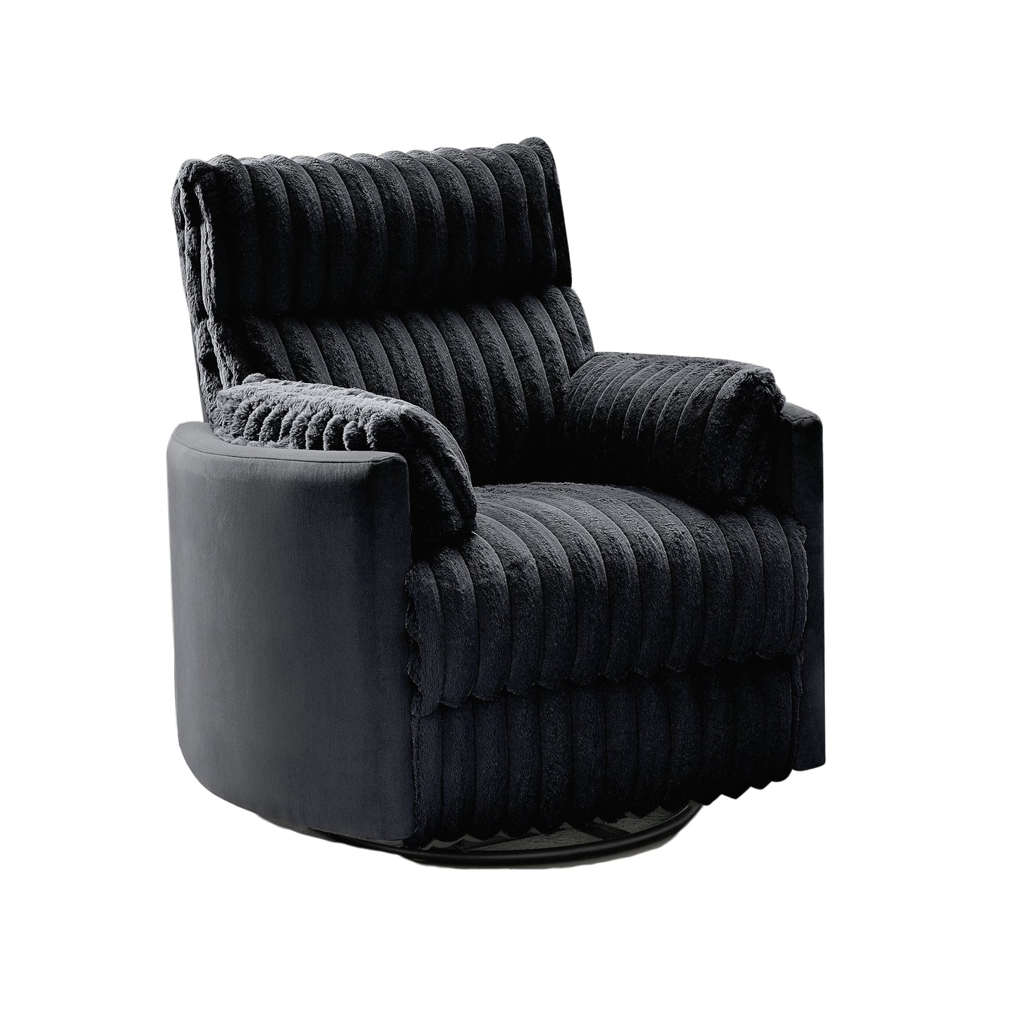 Roundhill Furniture Bocaton Wide Wale Corduroy Upholstery Manual Recliner