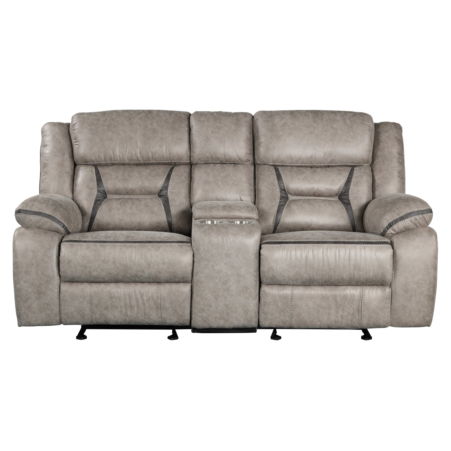 Elkton Manual Motion Reclining Living Room Collection, Taupe