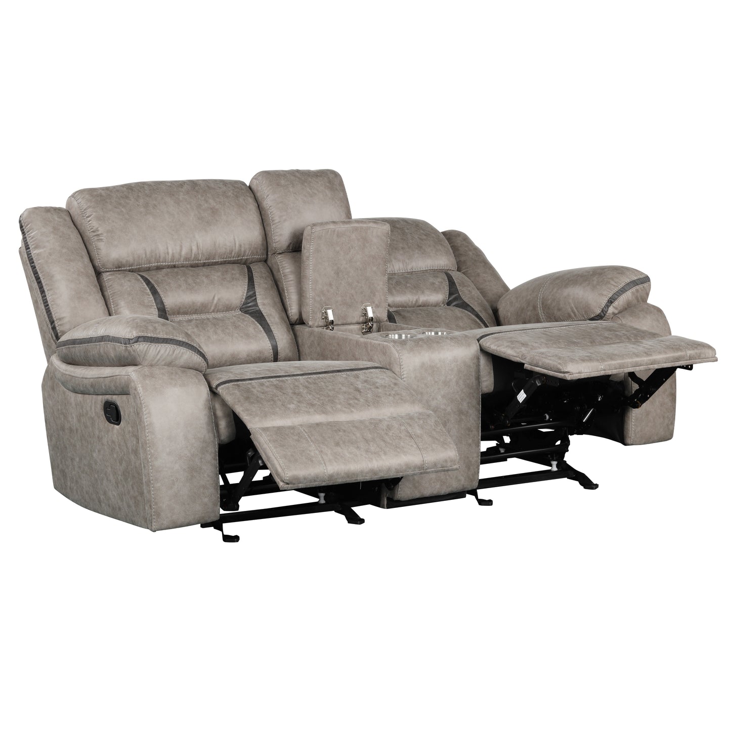 Elkton Manual Motion Reclining Living Room Collection, Taupe