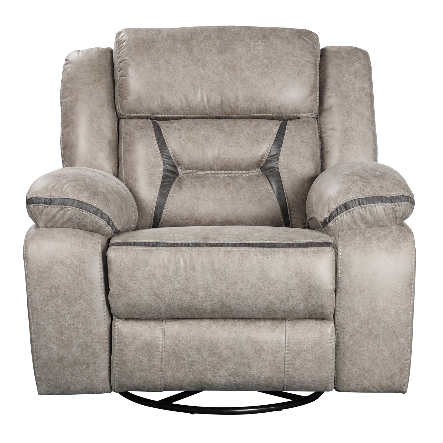 Elkton Manual Motion Reclining Living Room Collection, Taupe