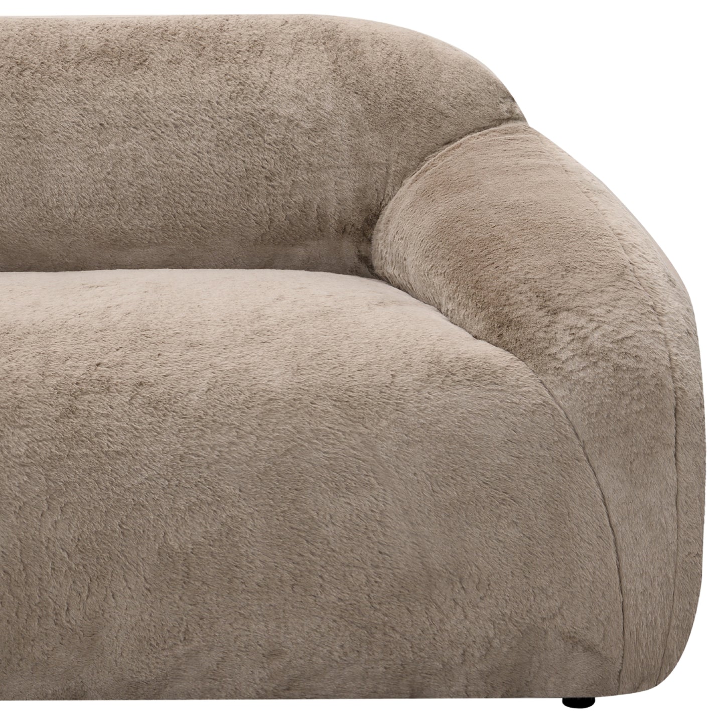 Roundhill Furniture Adell Polar Bear 2-Piece Living Room Set, Sofa and Swivel Chair