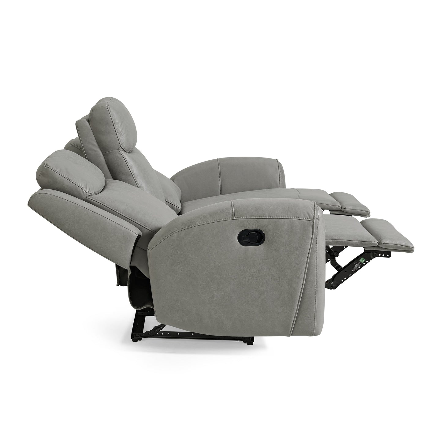 Wesley Transitional Manual Reclining Sofa, Gray