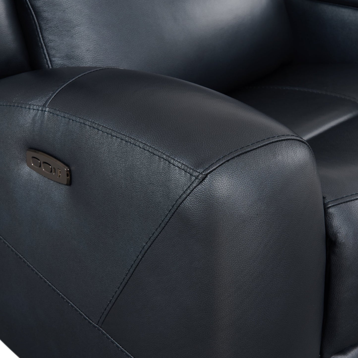 Roundhill Furniture Cozura Leather Power Recliner