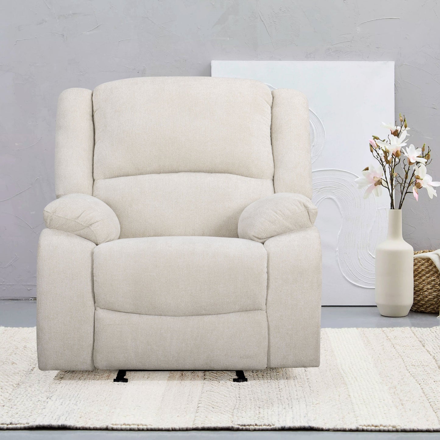 Roundhill Furniture Blitz Transitional Manual Recliner