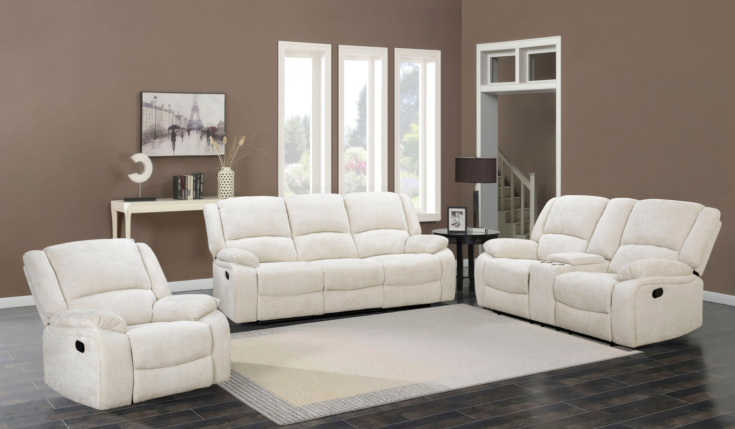 Roundhill Furniture Blitz Transitional Living Room Reclining Collection