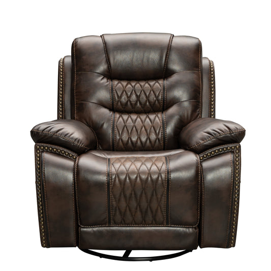 Kovel Faux Leather Recliner, Brown