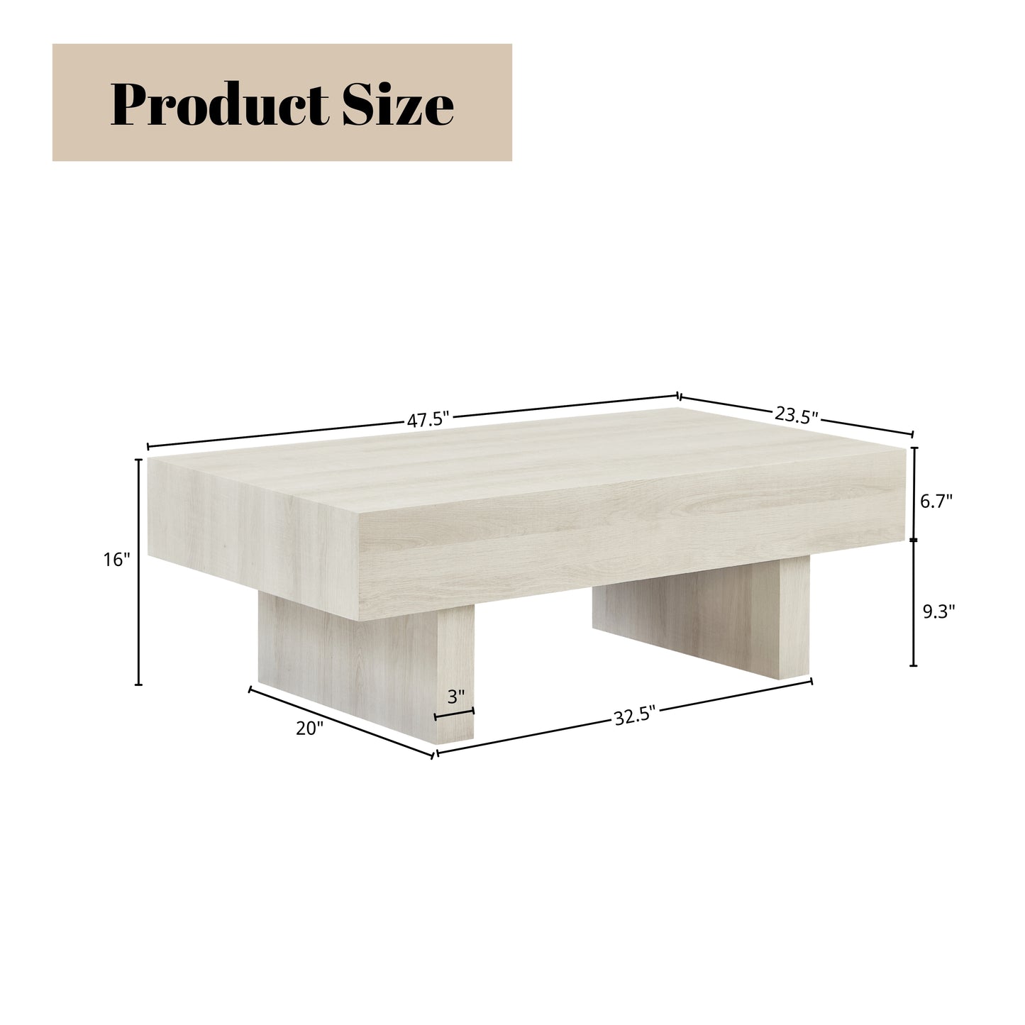 Roundhill Furniture Athens Modern Accent Coffee Table