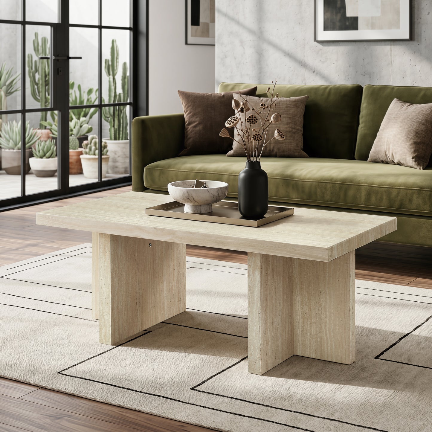 Roundhill Furniture Mchome Contemporary Coffee Table