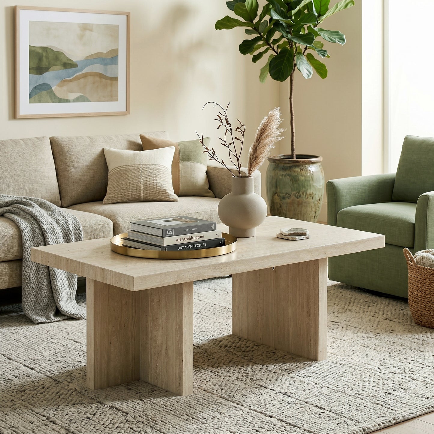 Roundhill Furniture Mchome Contemporary Coffee Table