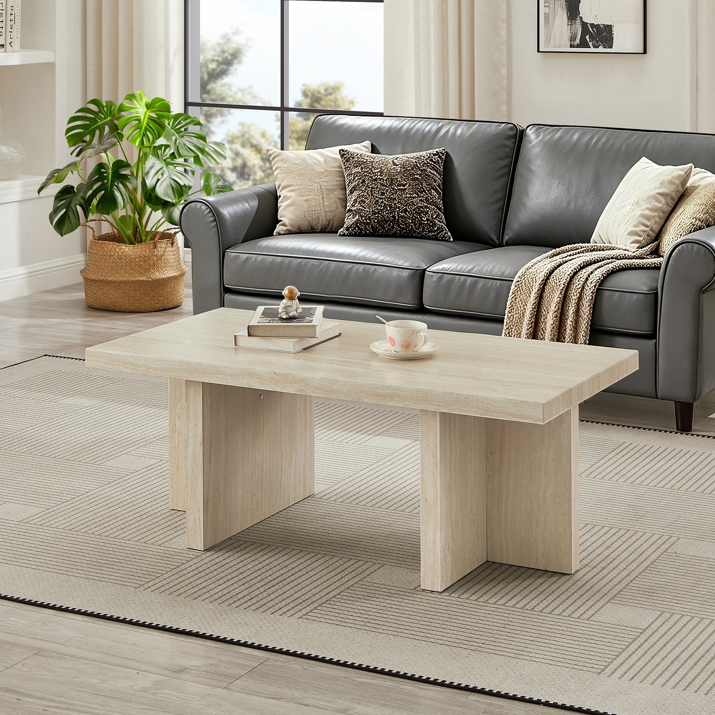 Roundhill Furniture Mchome Contemporary Coffee Table