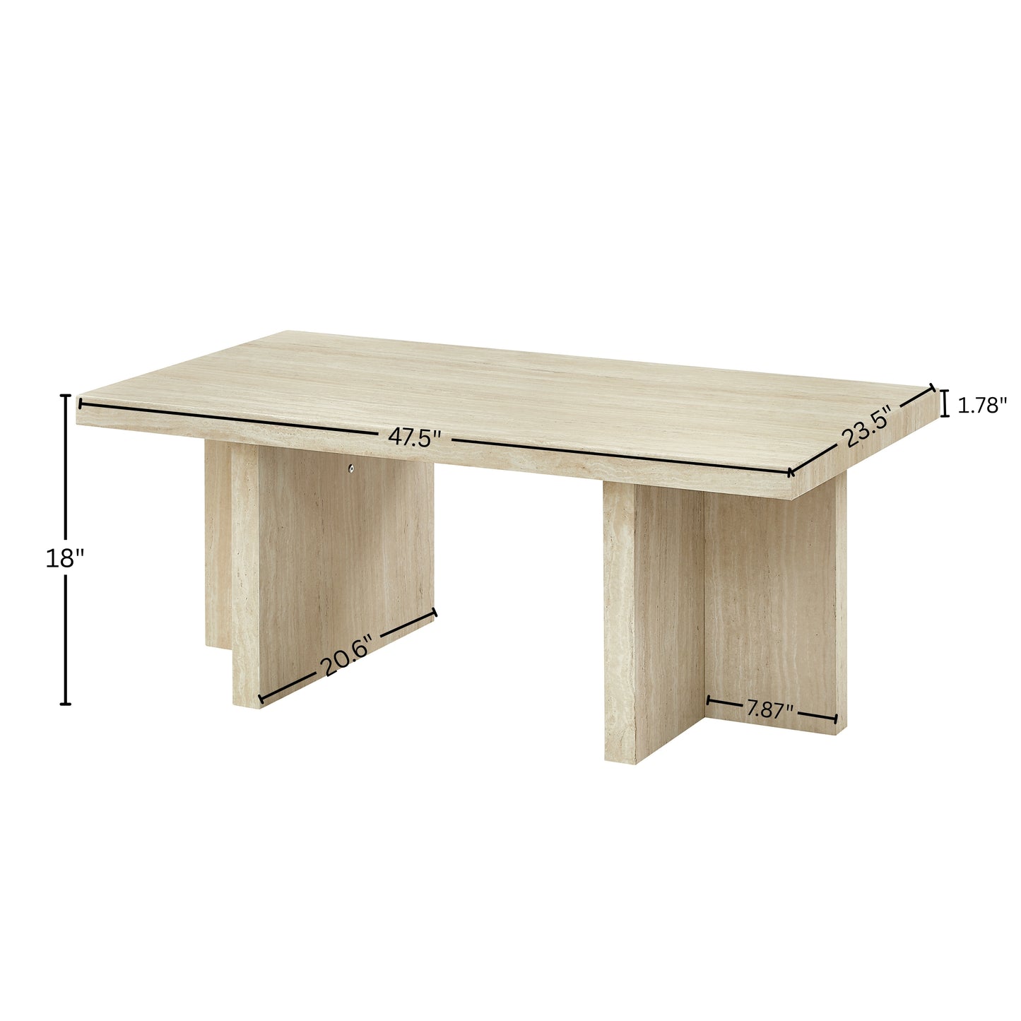 Roundhill Furniture Mchome Contemporary Coffee Table