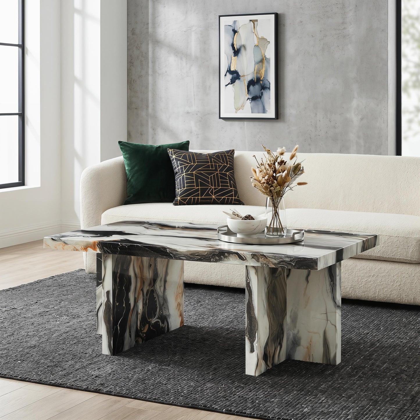 Roundhill Furniture Mchome Contemporary Coffee Table