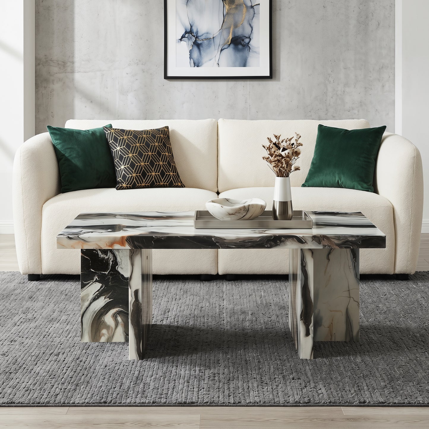 Roundhill Furniture Mchome Contemporary Coffee Table