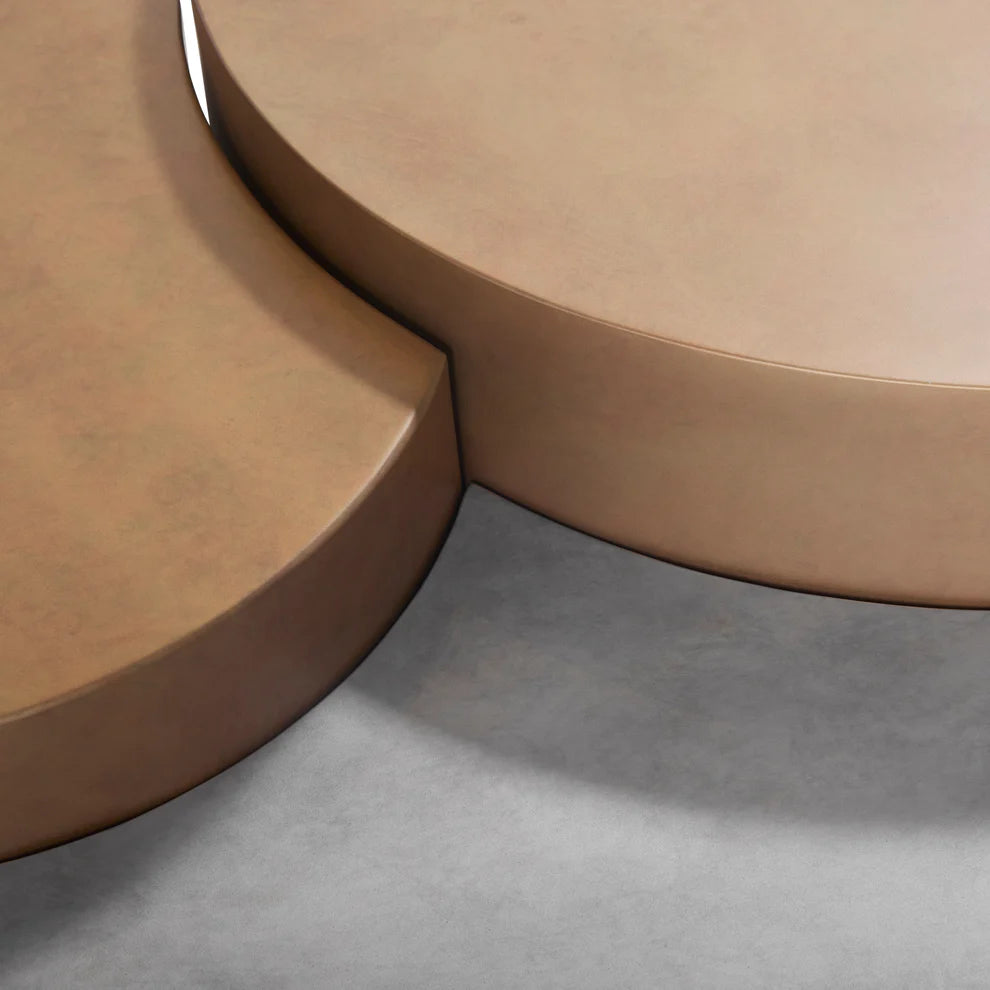 Roundhill Furniture Sovana Modern Indoor/Outdoor Nesting Coffee Table