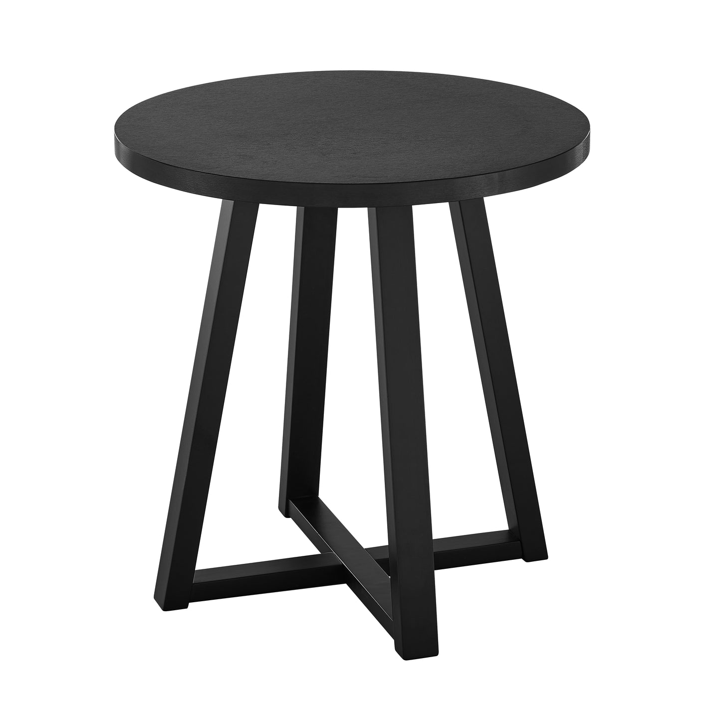 Roundhill Furniture Modern Harmony Wood Oval End Table