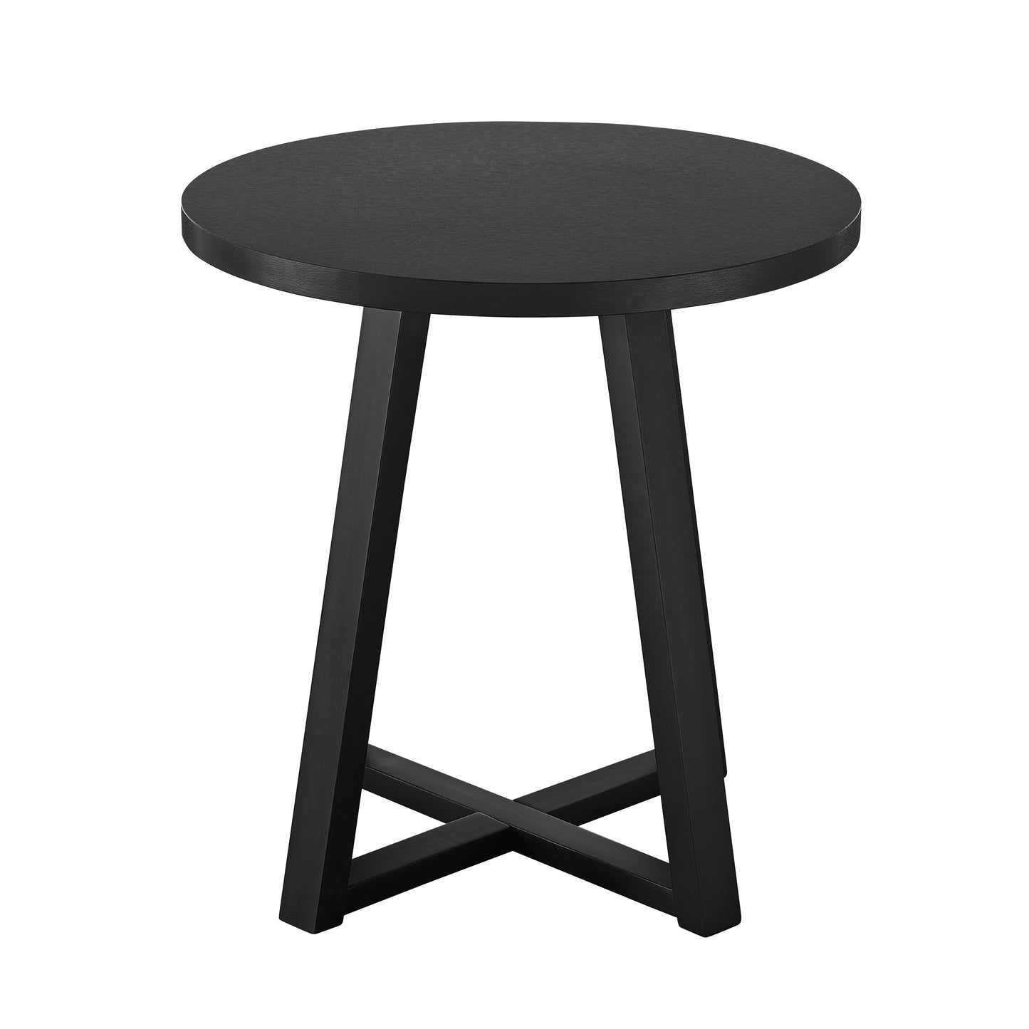 Roundhill Furniture Modern Harmony Wood Oval End Table