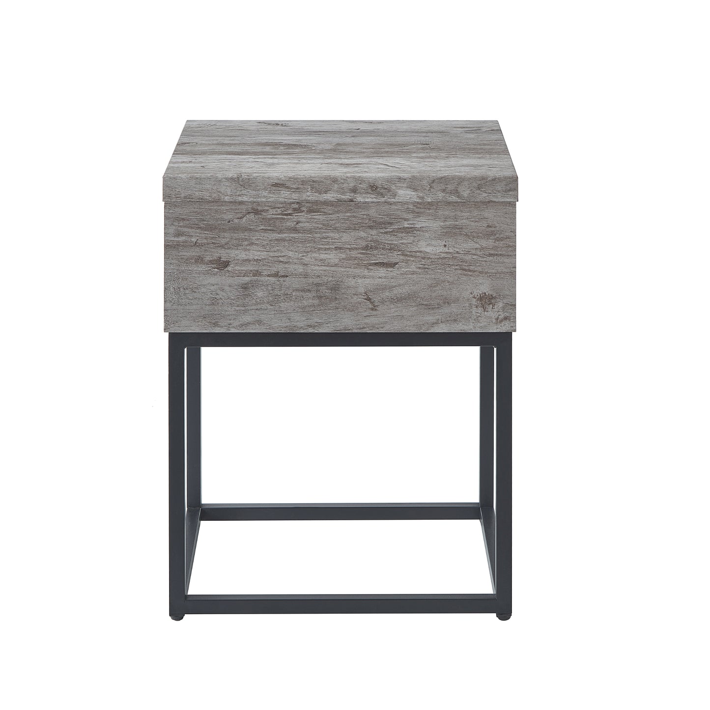 Roundhill Furniture Celestial Contemporary Storage End Table