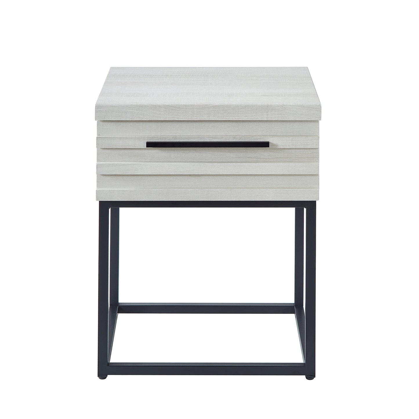 Roundhill Furniture Celestial Contemporary Storage End Table