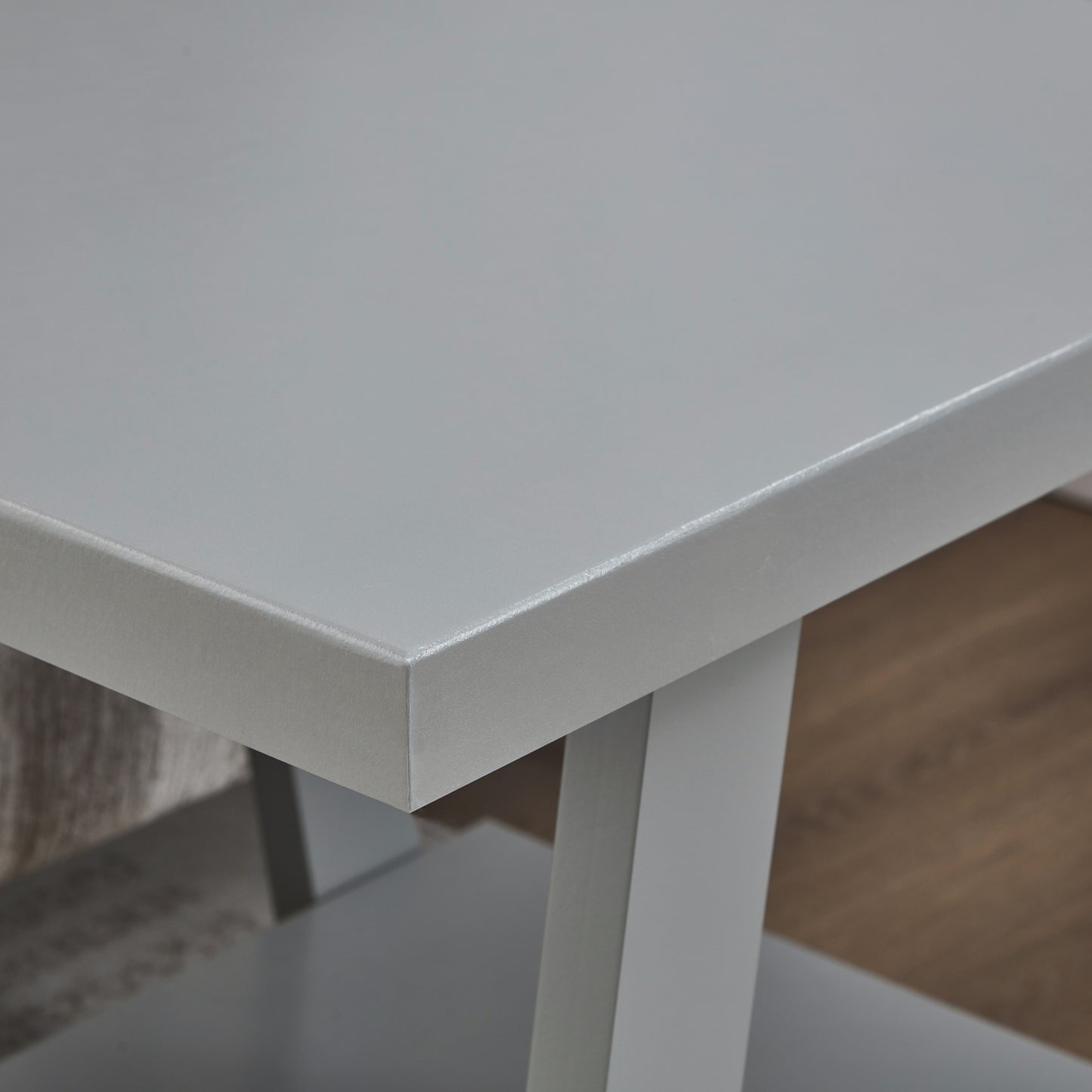 Roundhill Furniture Athens Contemporary Replicated Wood Shelf End Table