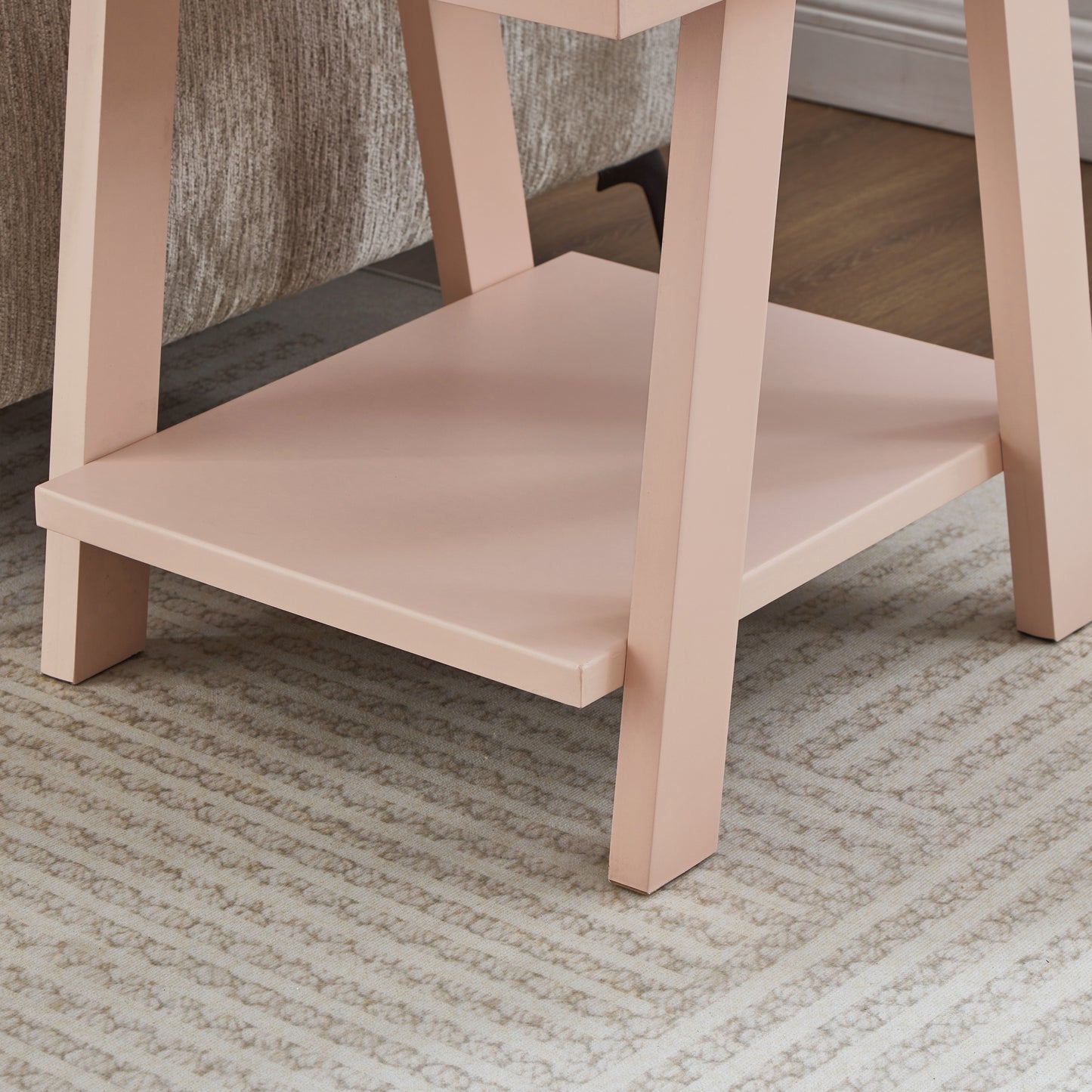 Roundhill Furniture Athens Contemporary Replicated Wood Shelf End Table