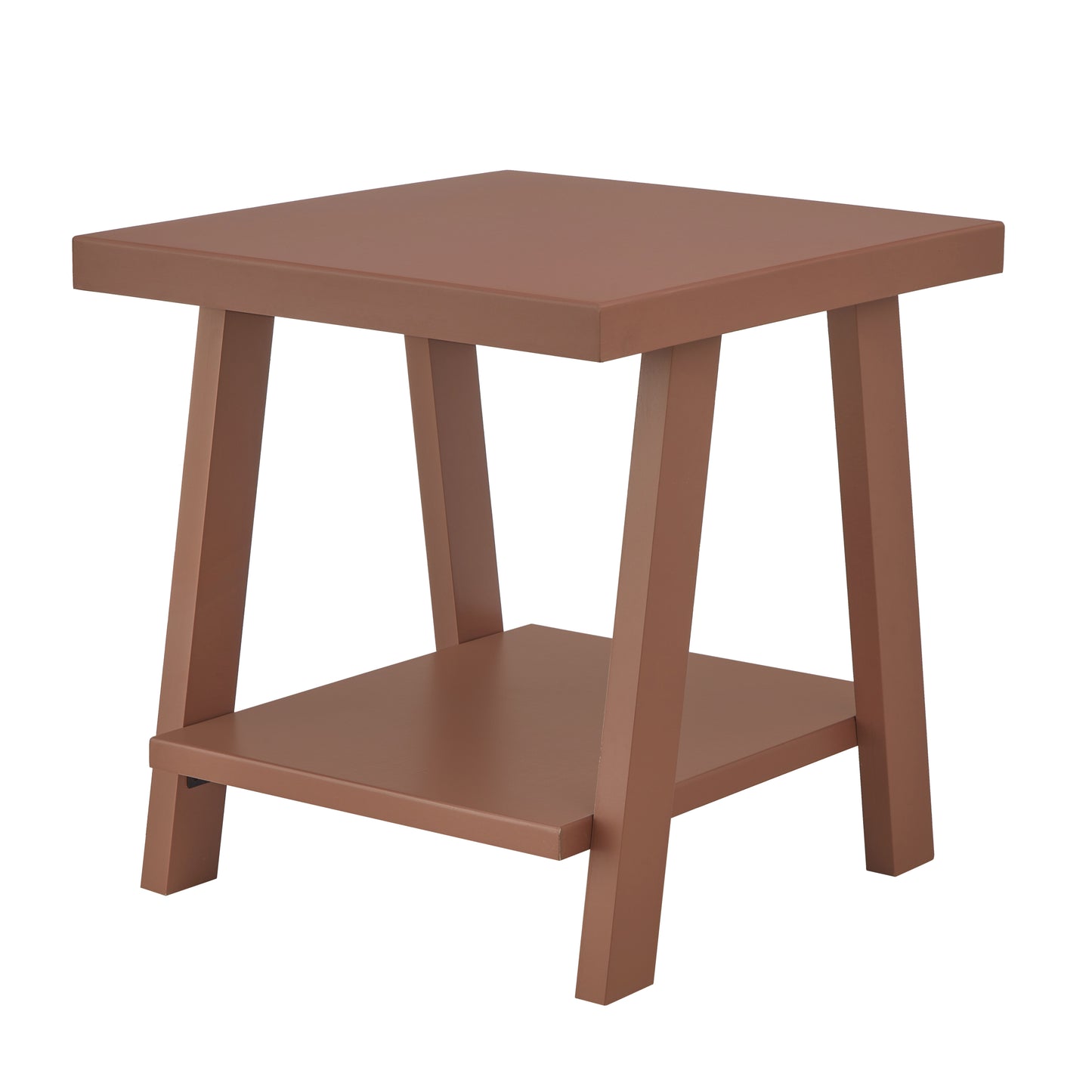 Roundhill Furniture Athens Contemporary Replicated Wood Shelf End Table