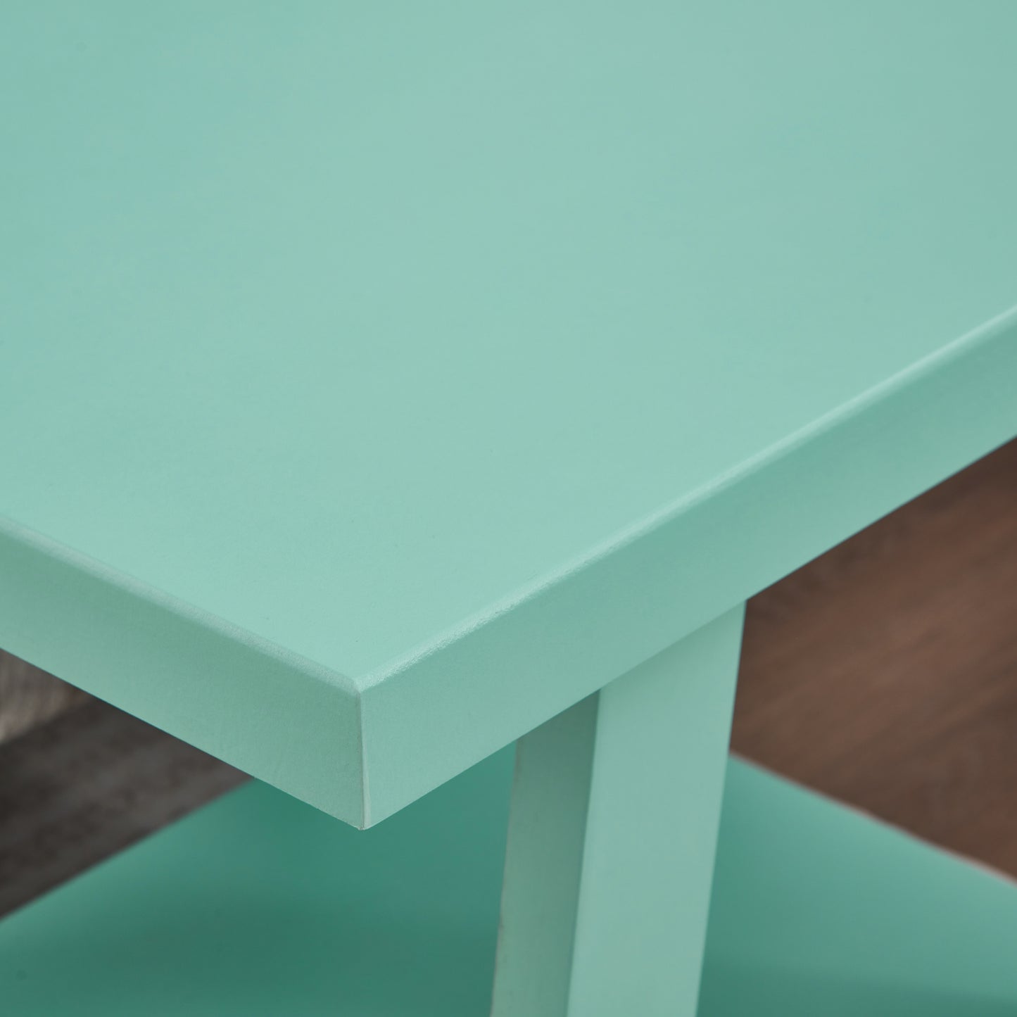 Roundhill Furniture Athens Contemporary Replicated Wood Shelf End Table