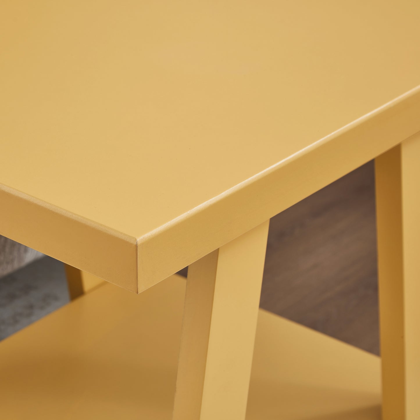 Roundhill Furniture Athens Contemporary Replicated Wood Shelf End Table