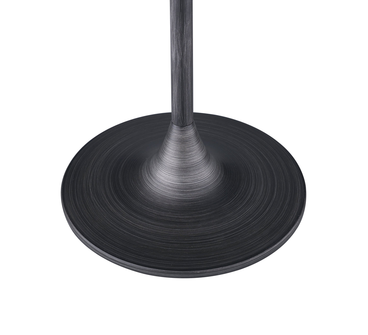 Kestrel Brushed Black Metal Pedestal End Table