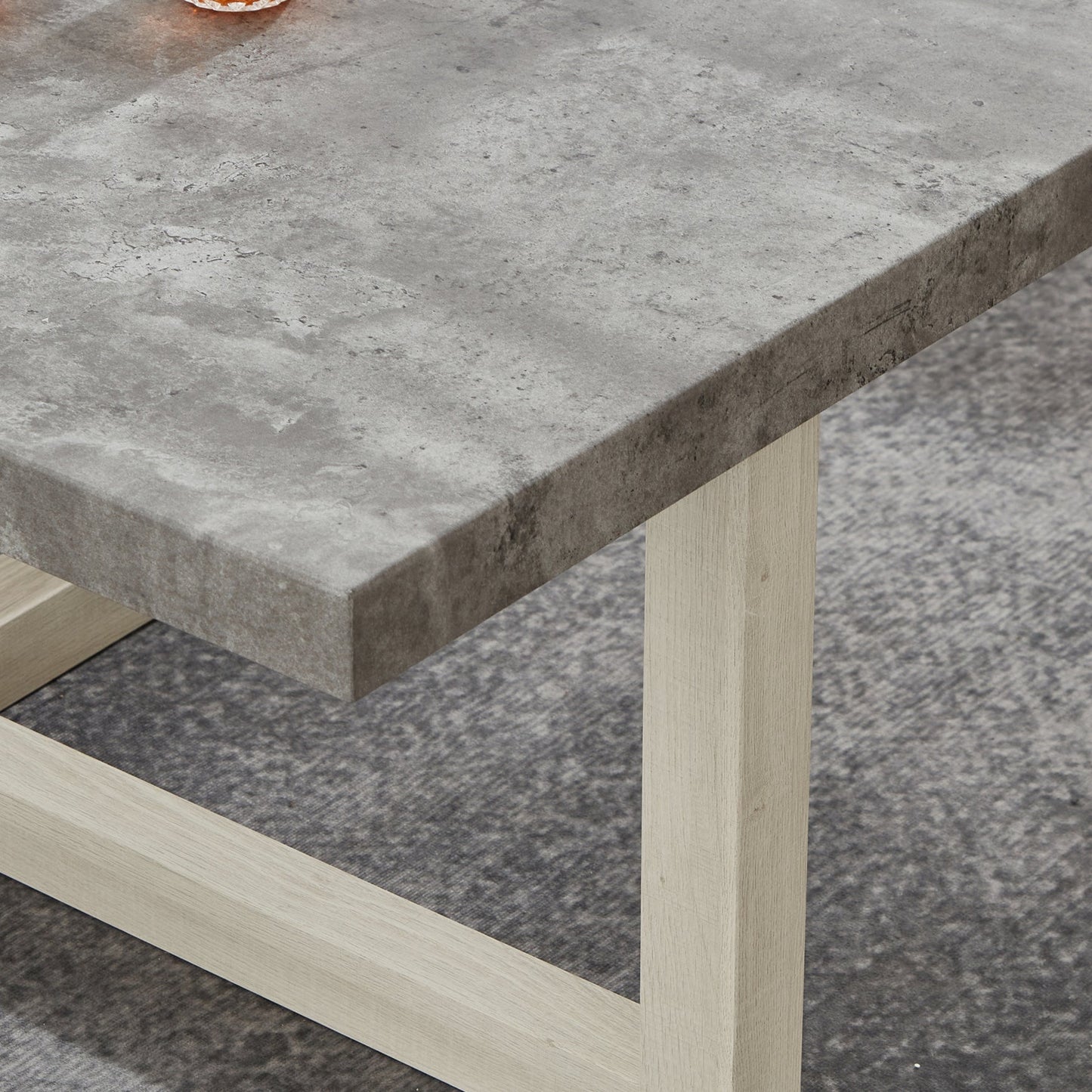 Roundhill Furniture Luno Contemporary End Table