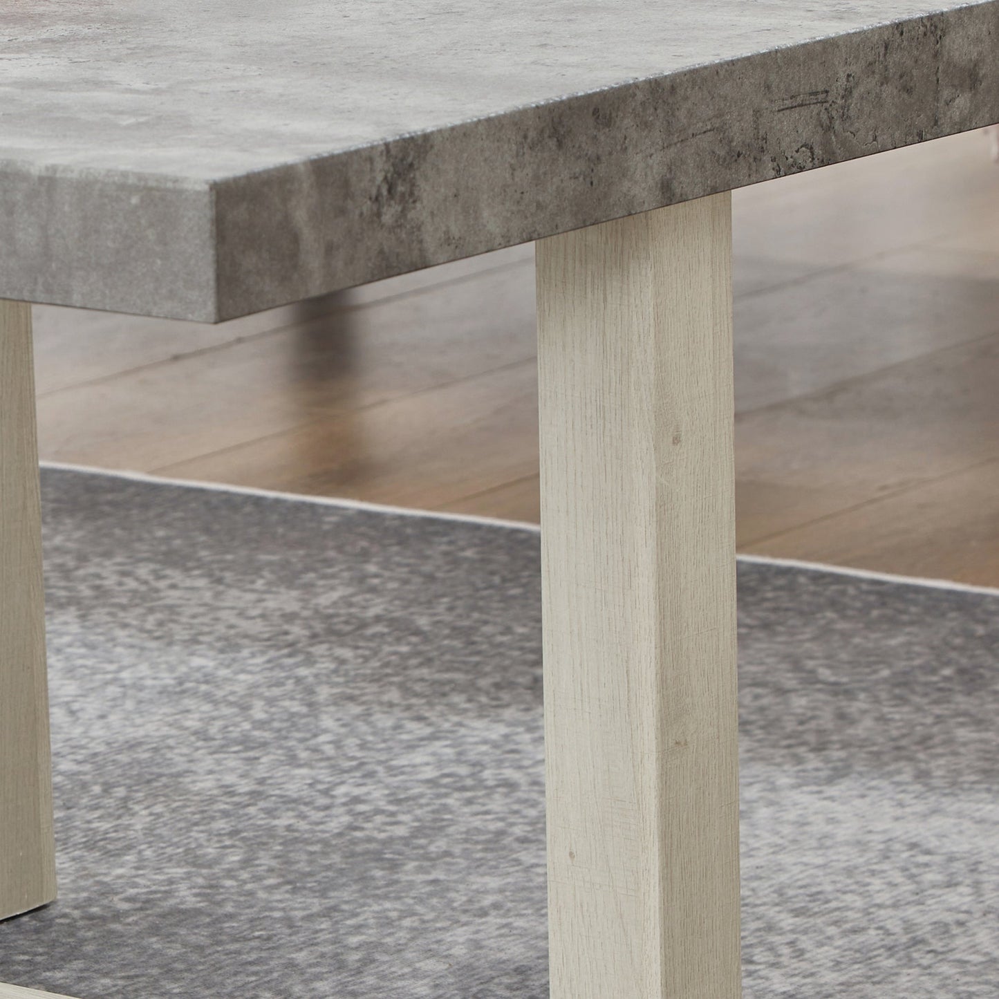 Roundhill Furniture Luno Contemporary End Table