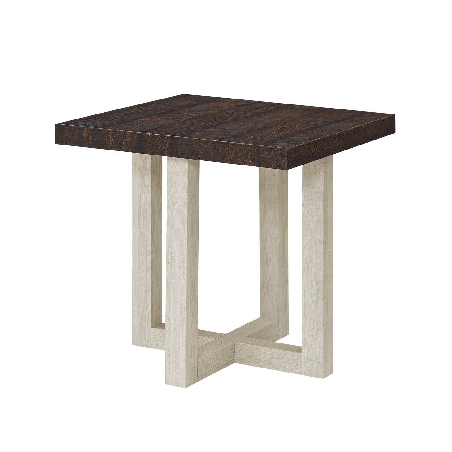 Roundhill Furniture Luno Contemporary End Table